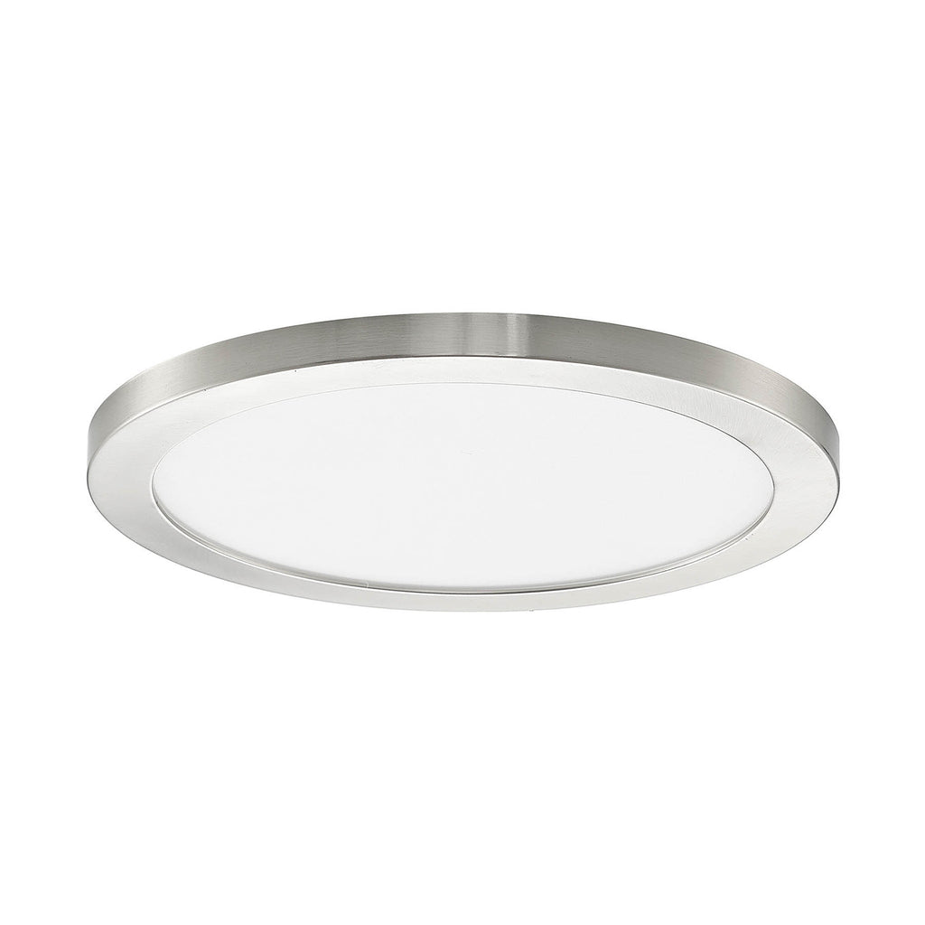 LED taklampe Aureka CCT aluminium sølv Ø33 cm lys spredevinkel