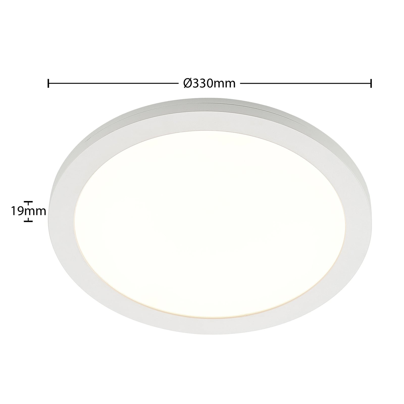 LED taklampe Aureka med bevegelsessensor CCT nærbilde av sensor