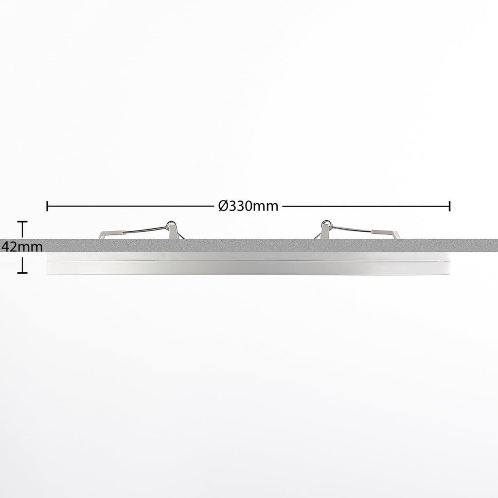 LED taklampe Aureka med bevegelsessensor CCT sideprofil