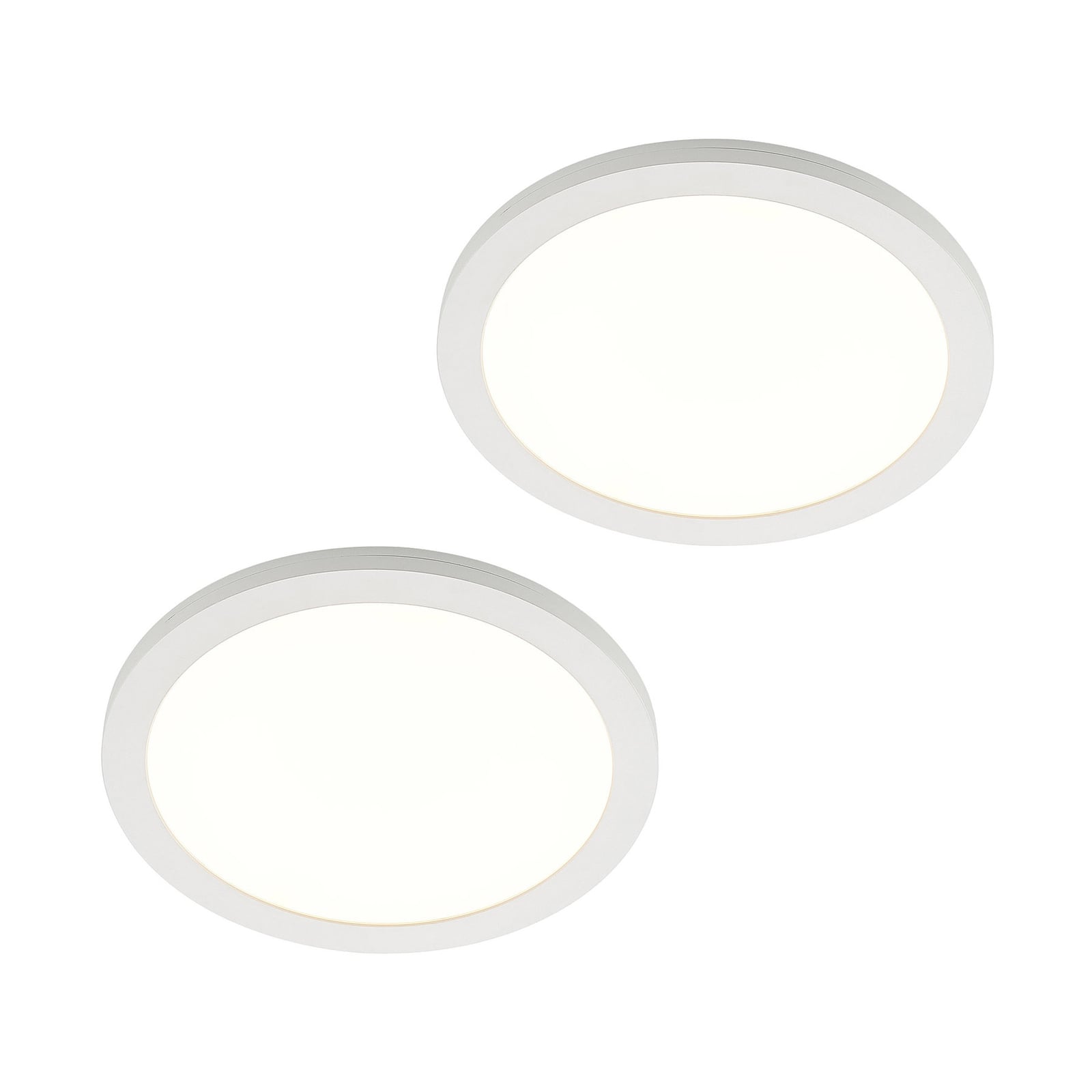 LED taklampe Aureka med sensor forfra hvit