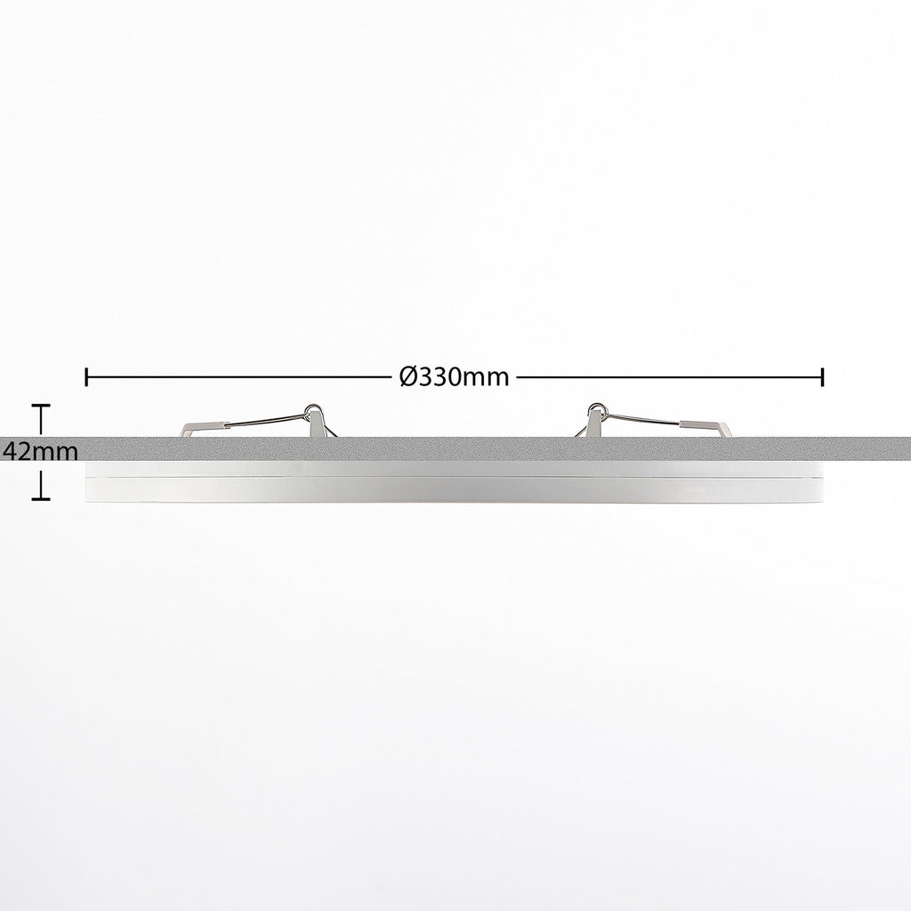 LED taklampe Aureka med sensor perspektiv hvit