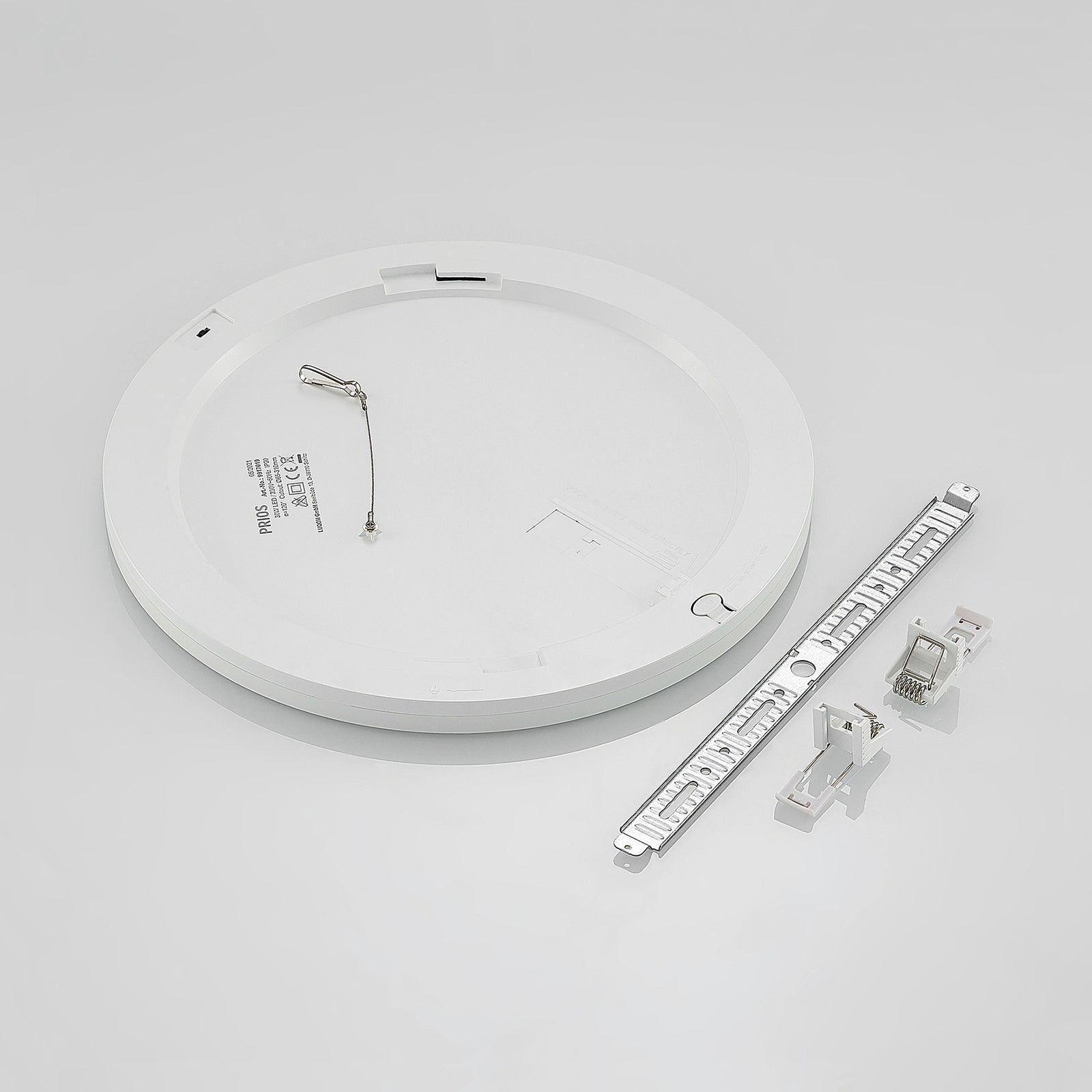 LED taklampe Aureka med sensor lysdetalj hvit