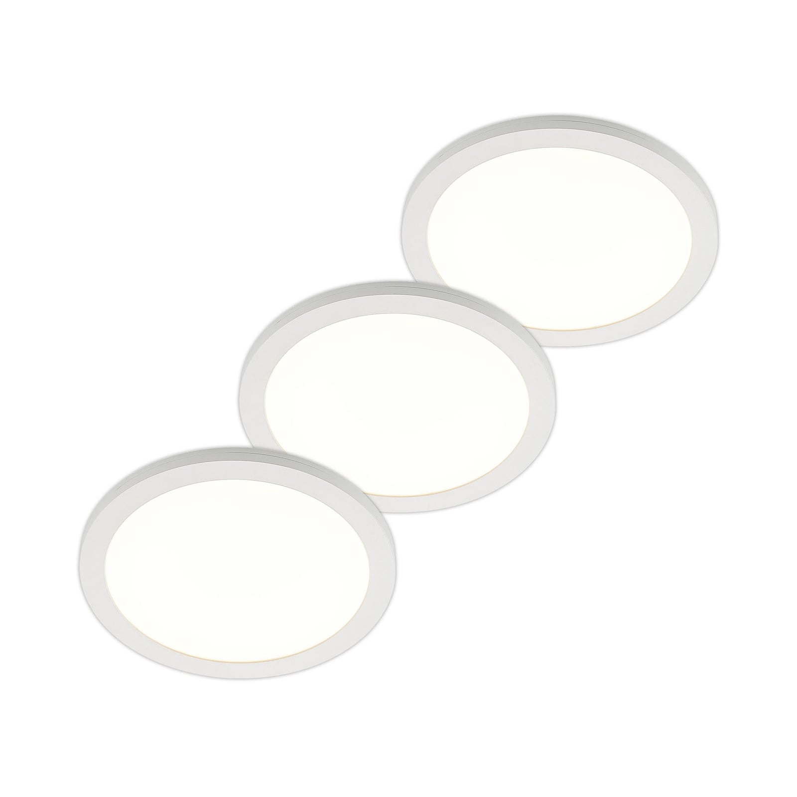 LED taklampe Aureka med sensor front