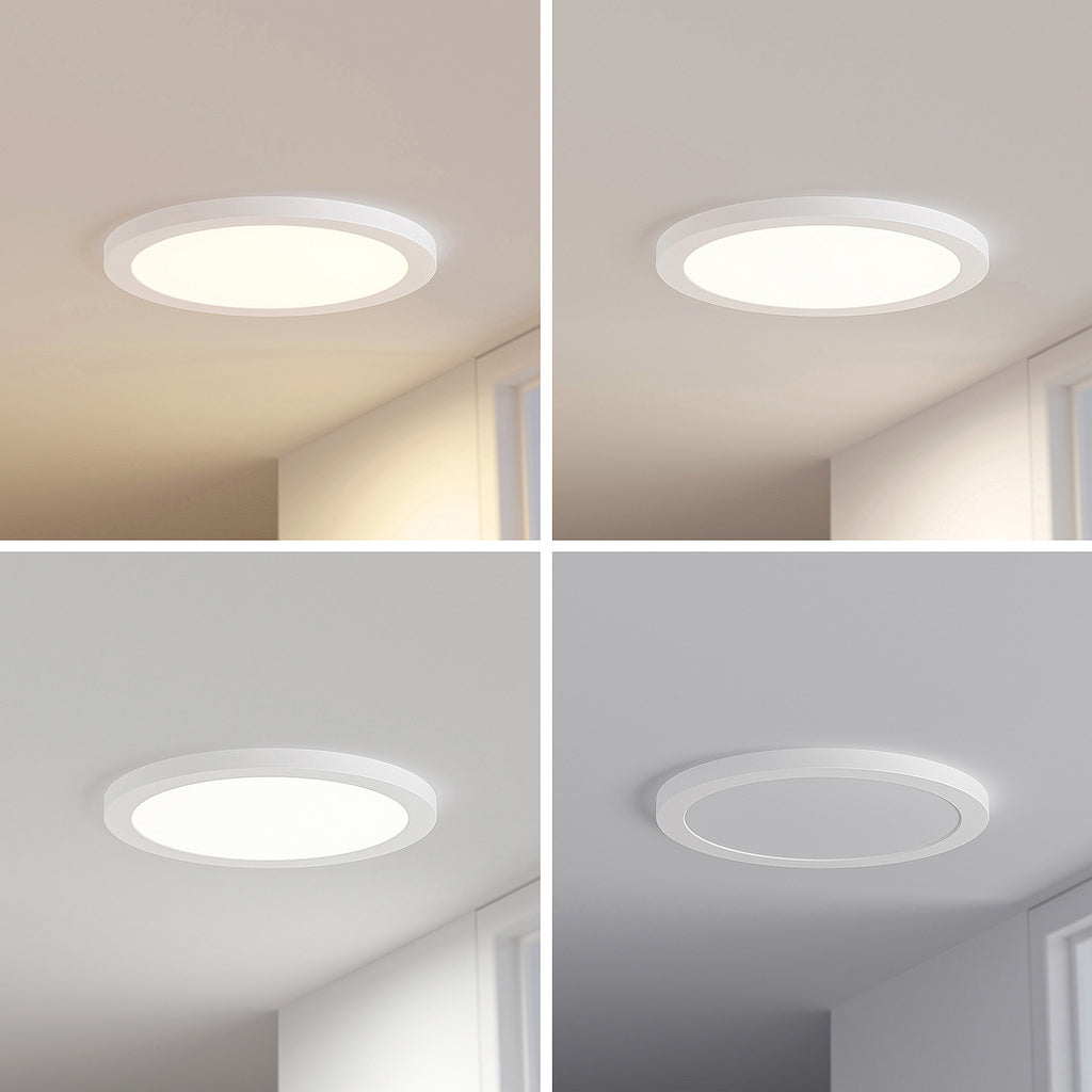 LED taklampe Aureka med sensor lys