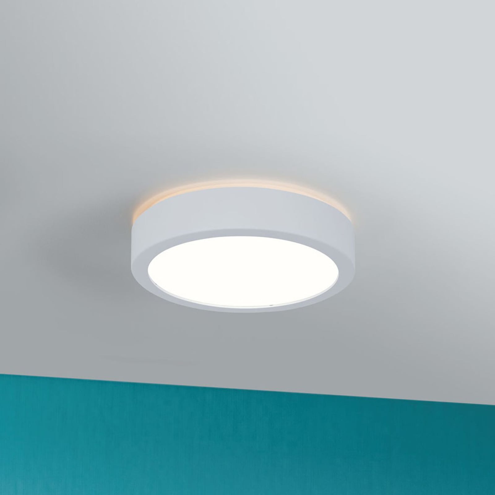 LED taklampe Aviar dimbar hvit Ø22 cm IP44 Paulmann bakside