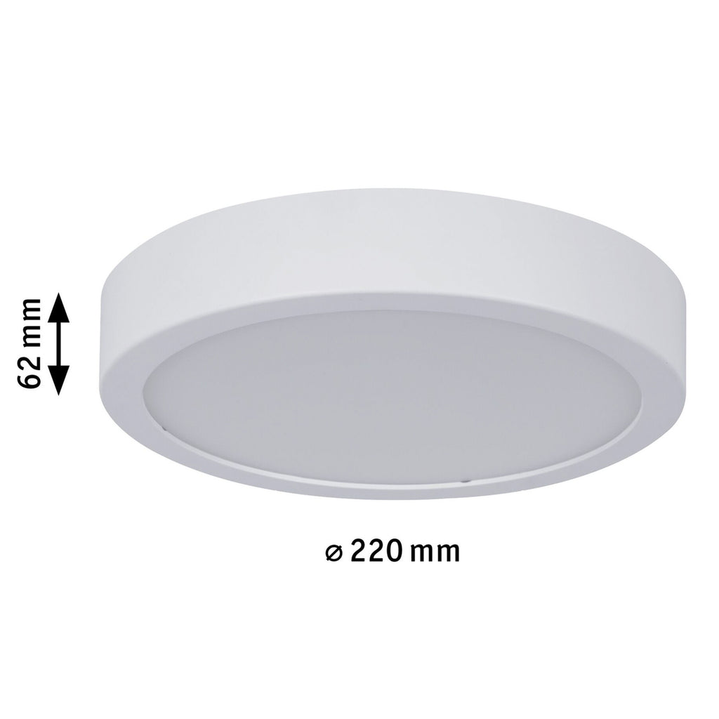 LED taklampe Aviar dimbar hvit Ø22 cm IP44 Paulmann side