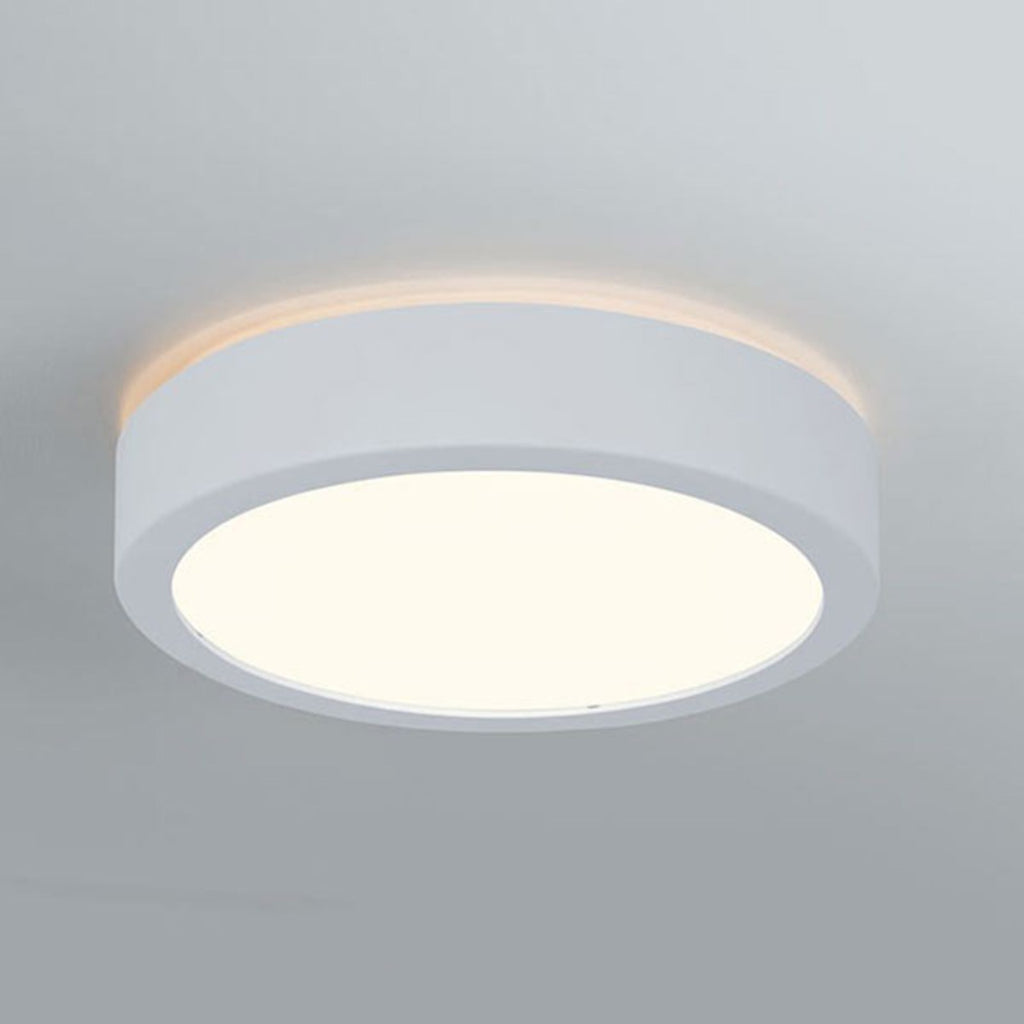LED taklampe Aviar dimbar hvit IP44 Ø22 cm forfra