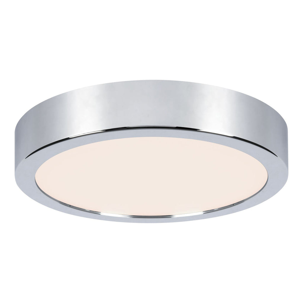 LED taklampe Aviar dimbar krom Ø22 cm IP44 13W montert