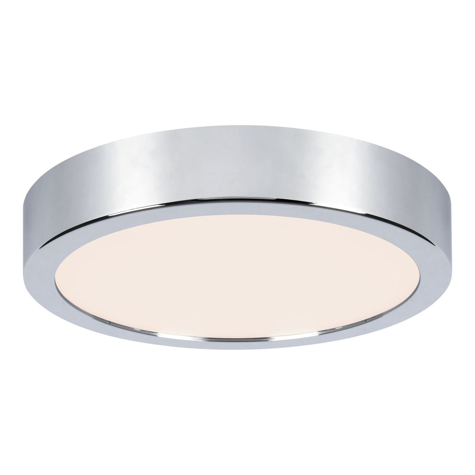 LED taklampe Aviar dimbar krom Ø22 cm IP44 13W montert