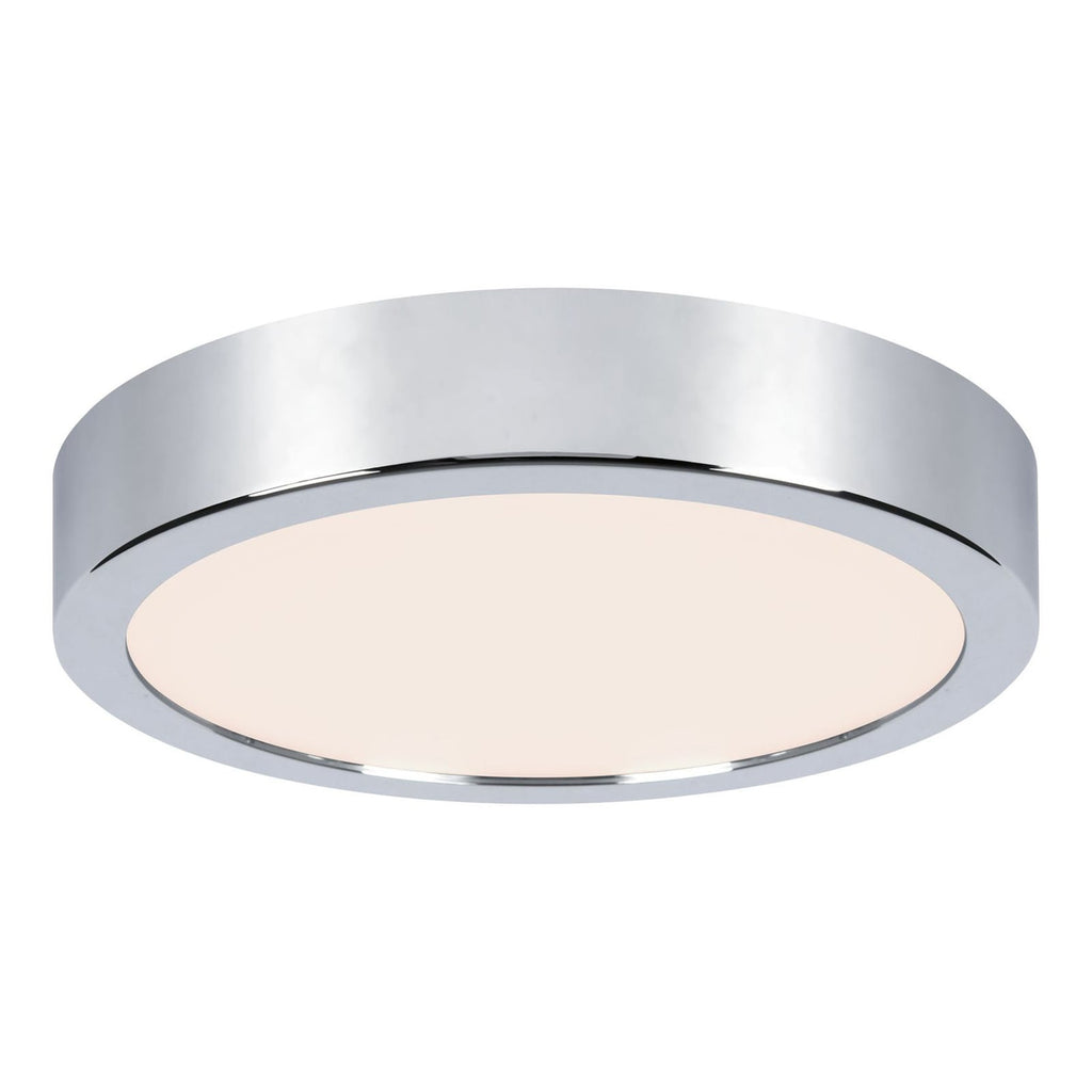 LED taklampe Aviar dimbar krom Ø22 cm IP44 13W montert