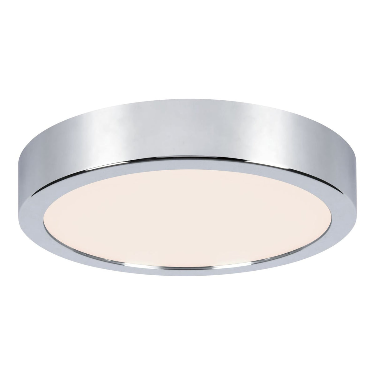 LED taklampe Aviar dimbar krom Ø22 cm IP44 13W montert
