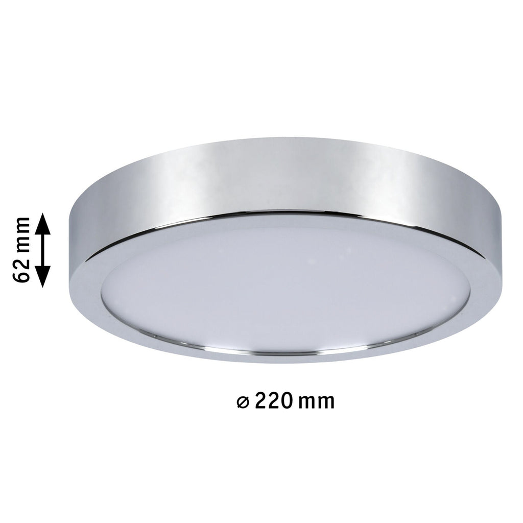 LED taklampe Aviar dimbar krom Ø22 cm IP44 13W i rom