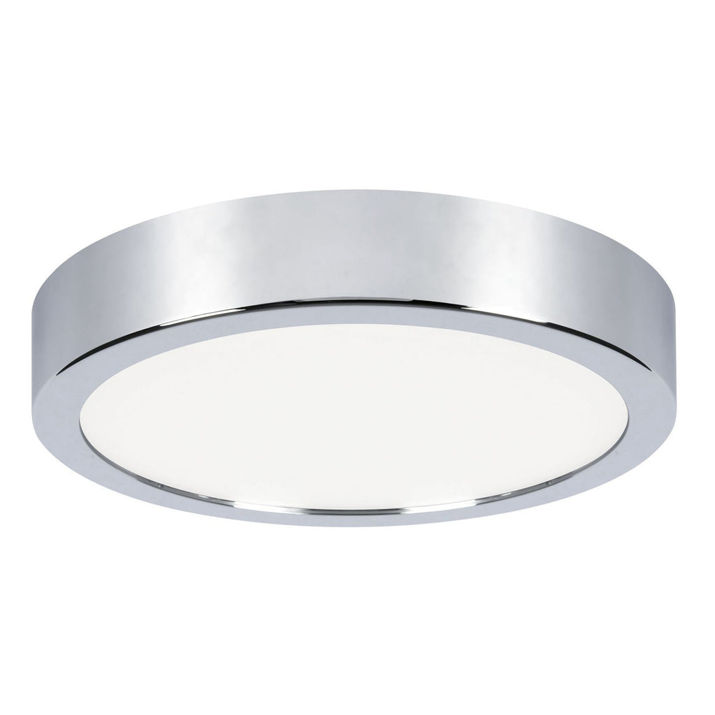 LED taklampe Aviar rund krom Ø22 cm dimbar IP44 4000K montert i tak