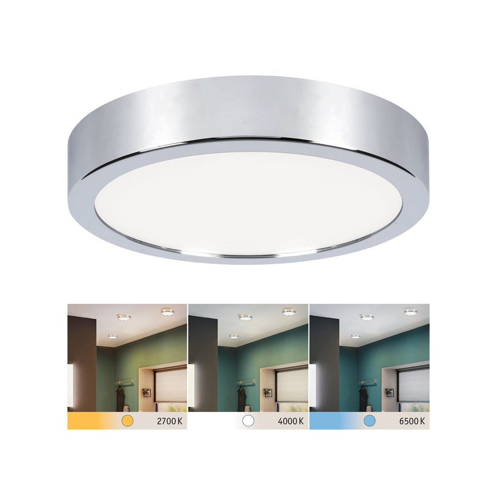 LED taklampe Aviar WhiteSwitch krom forfra