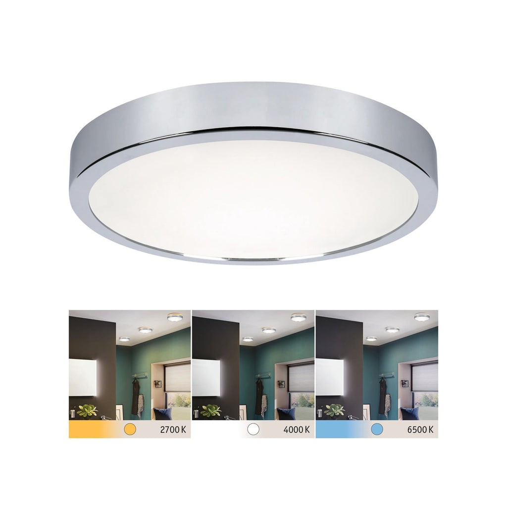 LED taklampe Aviar WhiteSwitch krom forfra