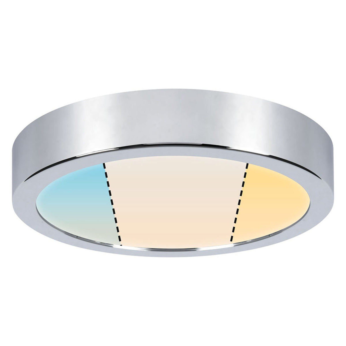 LED taklampe Aviar WhiteSwitch krom montert i tak