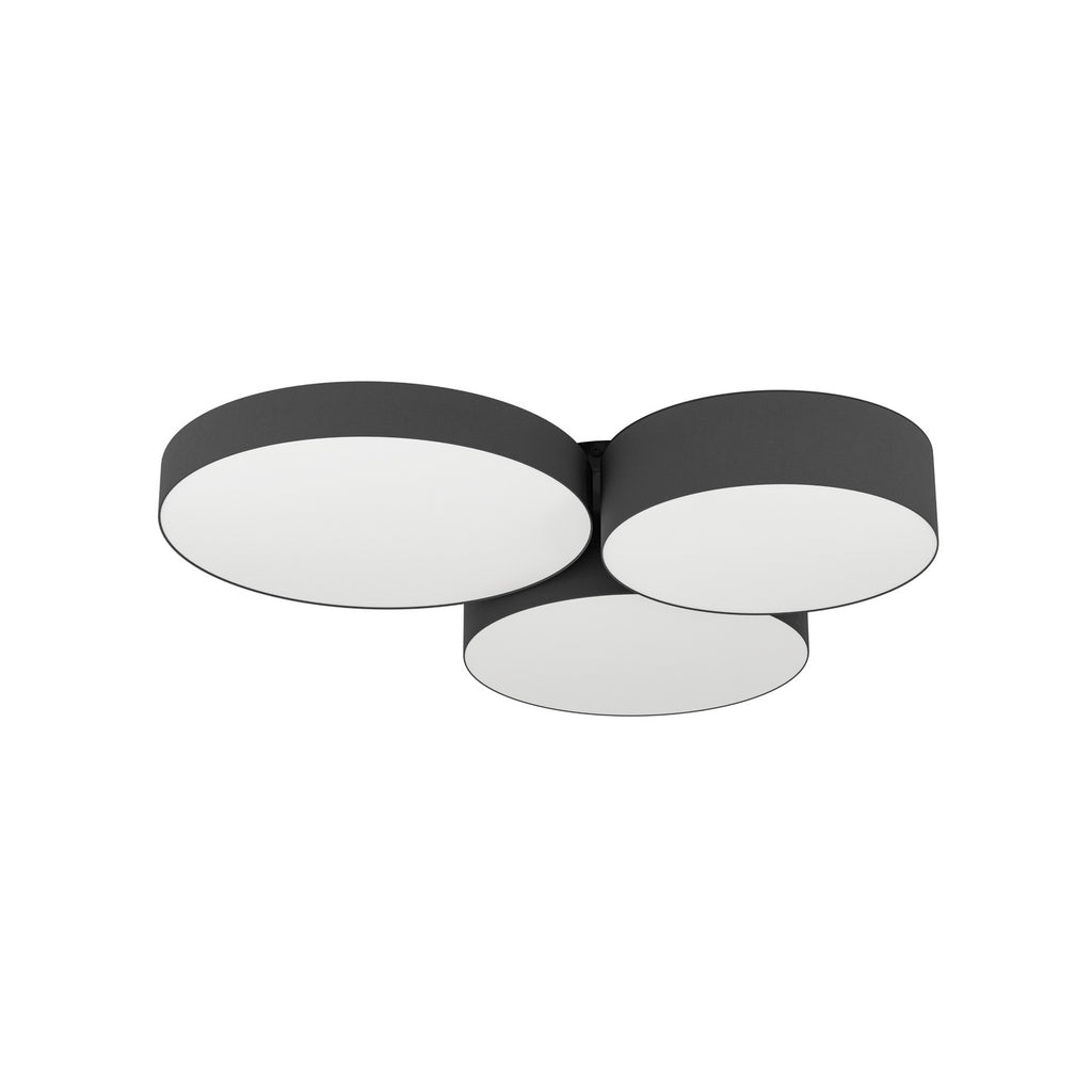 LED taklampe Barbano-Z dimbar CCT stål/tekstil nærbilde