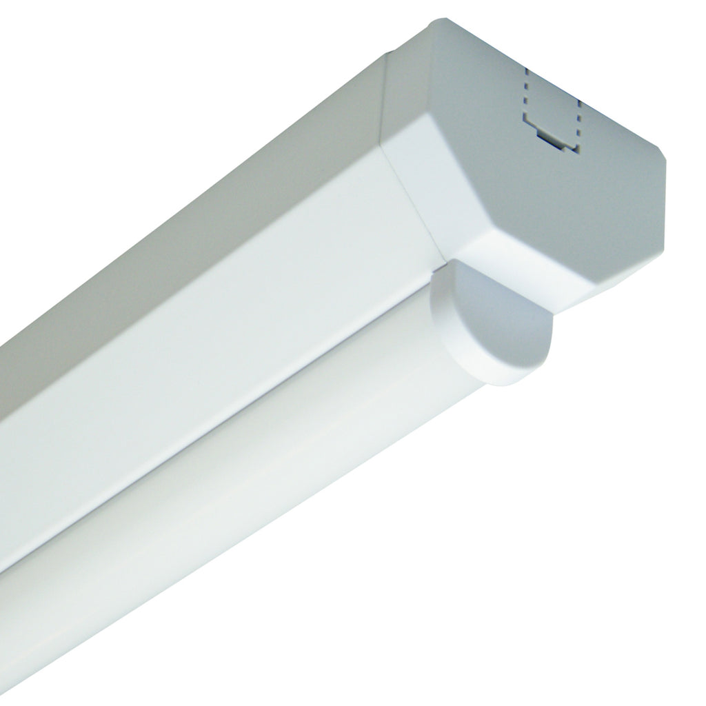 LED taklampe Basic 1 plast hvit 150 cm bakside