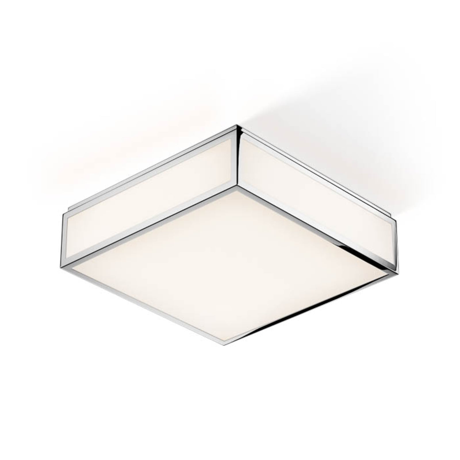 LED taklampe Bauhaus 3 N dimbar krom forfra