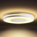 LED taklampe Being dimbar hvit CCT Ø35 cm 22,5W Philips Hue forfra