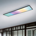 LED taklampe Beta svart RGB CCT dimbar 119 cm forfra