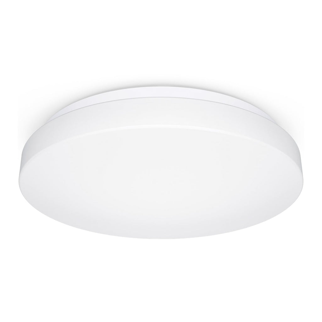 LED taklampe med bevegelsessensor hvit Ø28 cm IP54 nøytralhvit forfra