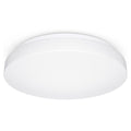 LED taklampe med bevegelsessensor hvit Ø32 cm IP54 nøytralhvit - STEINEL forfra