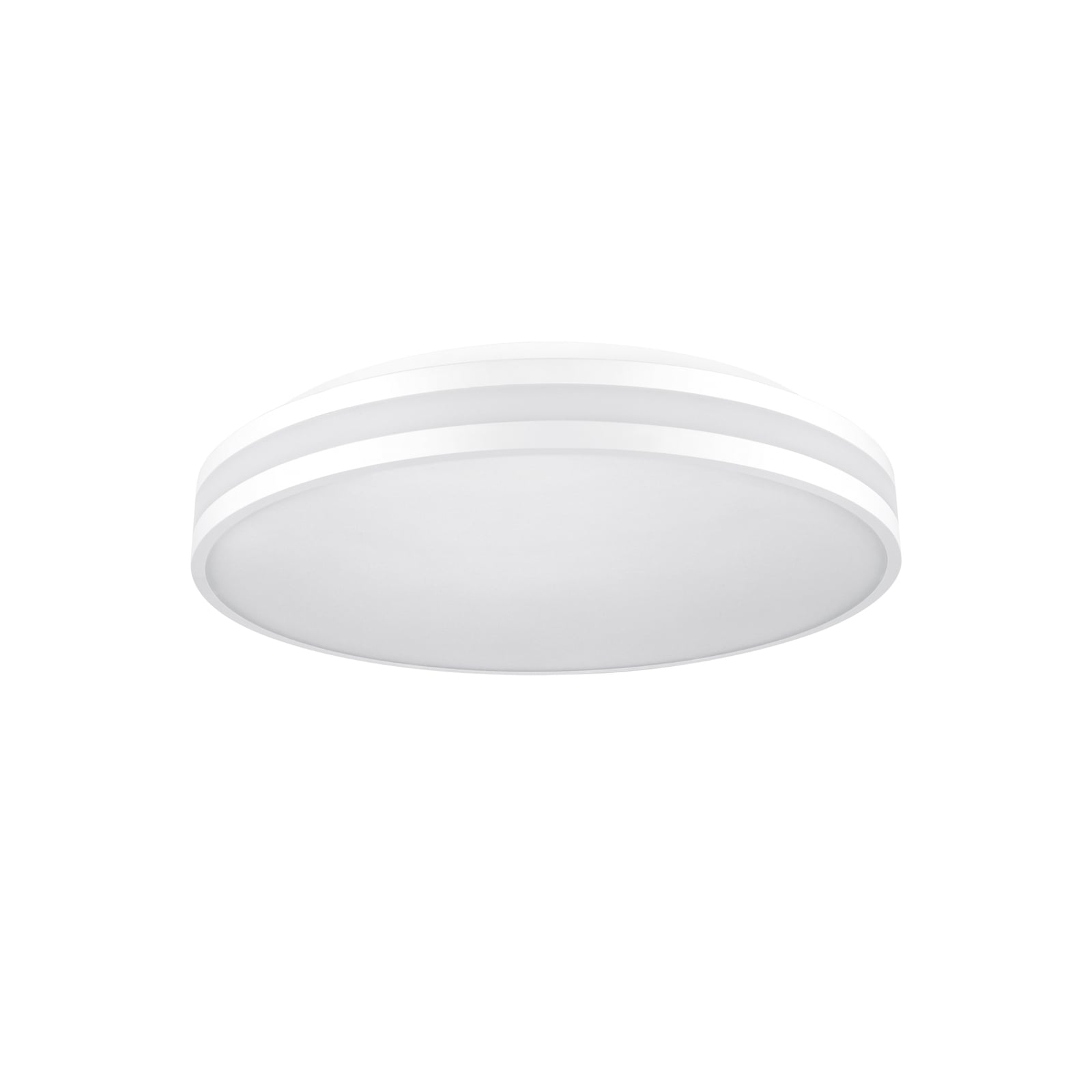 LED taklampe Billbrook med nødlysfunksjon Ø33 cm 25W hvit plast