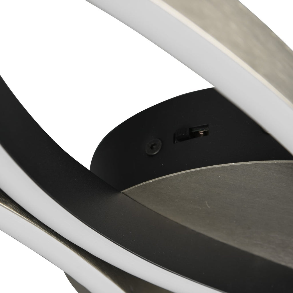 LED taklampe Blaze dimbar CCT aluminium 107 cm sideprofil