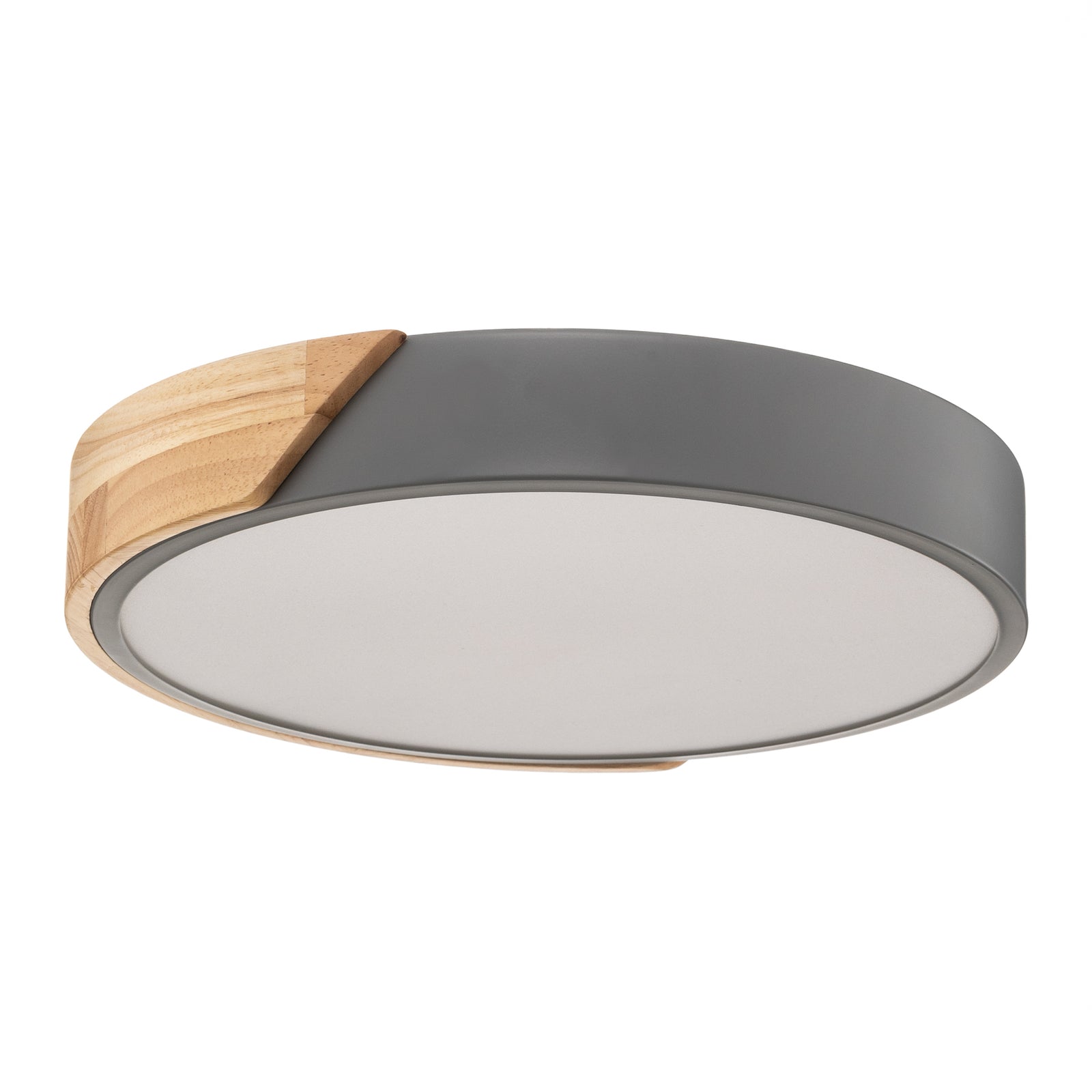 LED taklampe Borneo tre akryl grå montert i tak