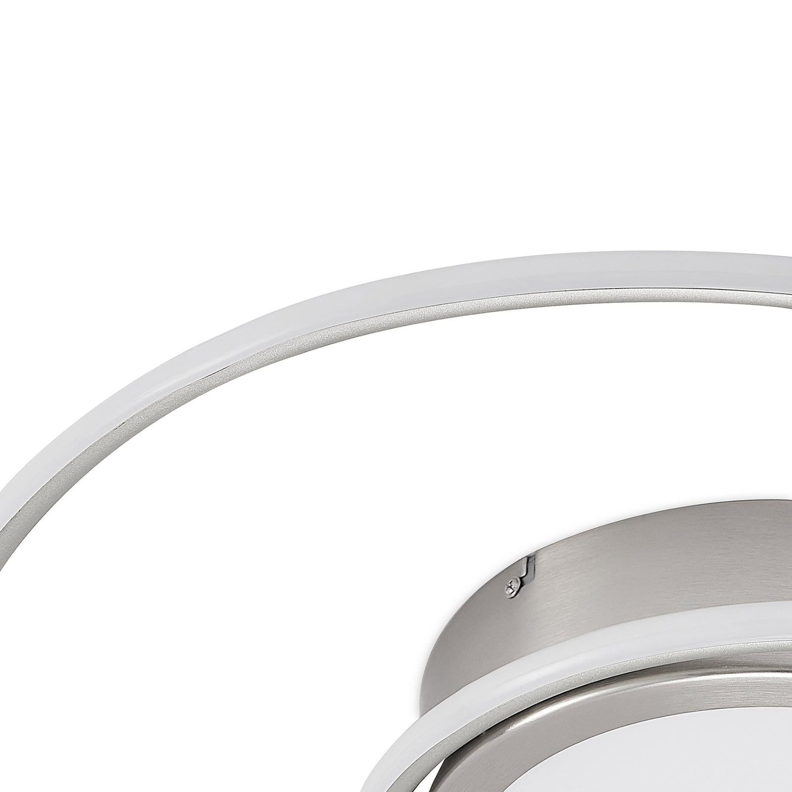 LED taklampe Bovia dimbar CCT med fjernkontroll sideprofil