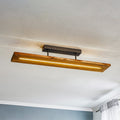 LED taklampe Brad tre dimbar 100x20 cm 27W varmhvit forfra
