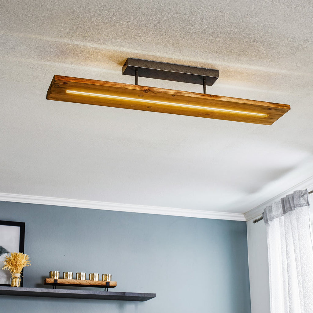 LED taklampe Brad tre dimbar 100x20 cm 27W varmhvit bakside
