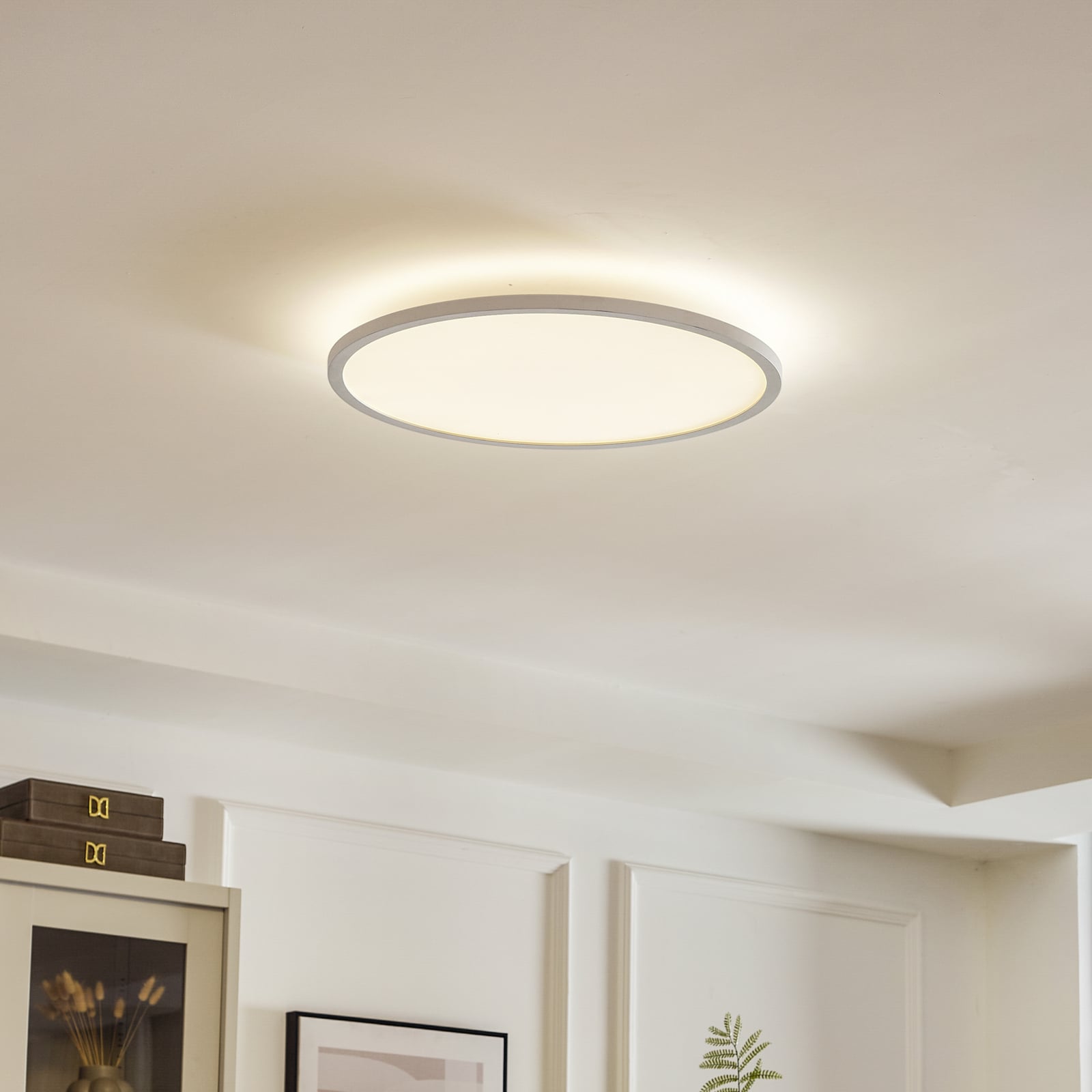 LED taklampe Brenda dimbar CCT Ø60 cm hvit bakside