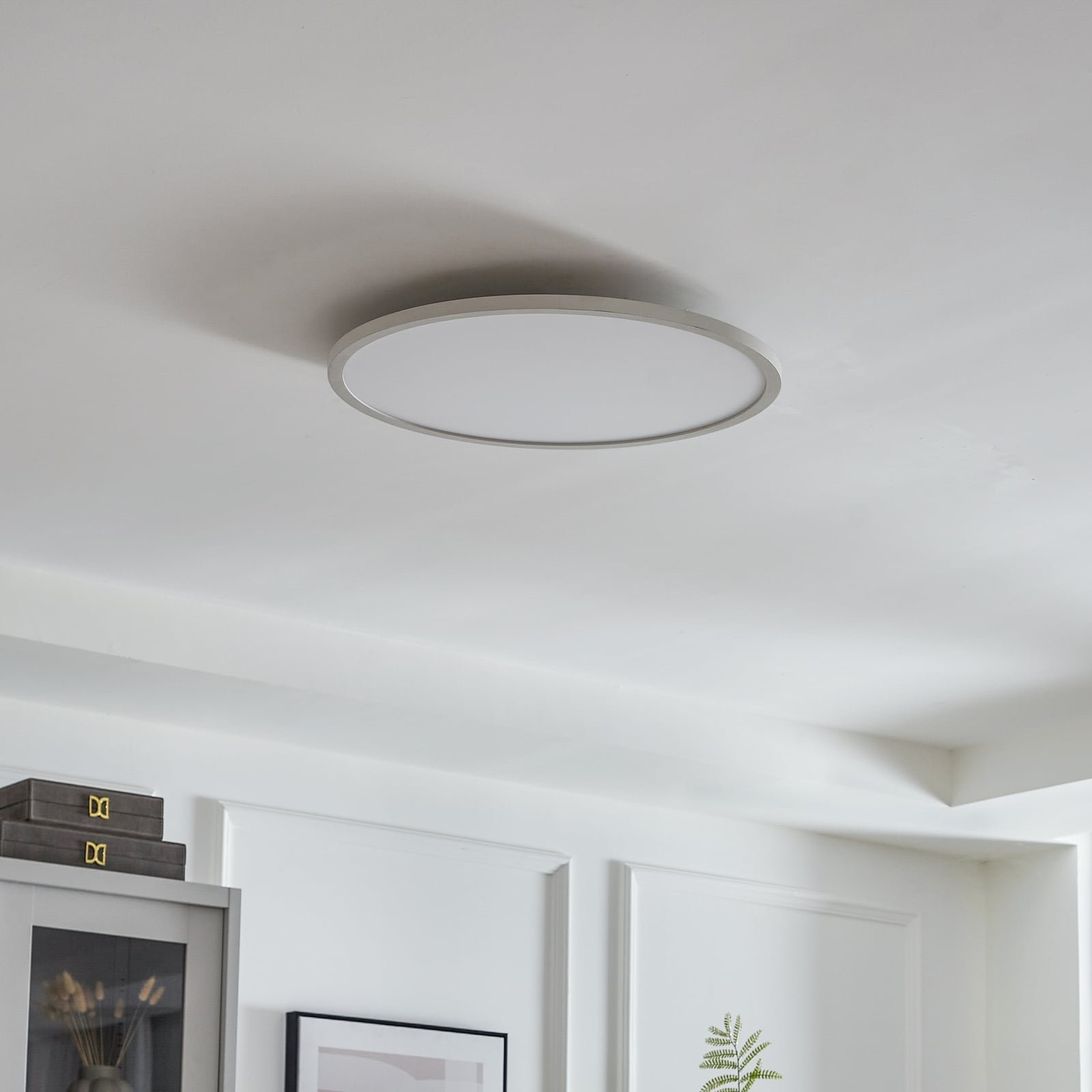 LED taklampe Brenda dimbar CCT Ø60 cm hvit detalj