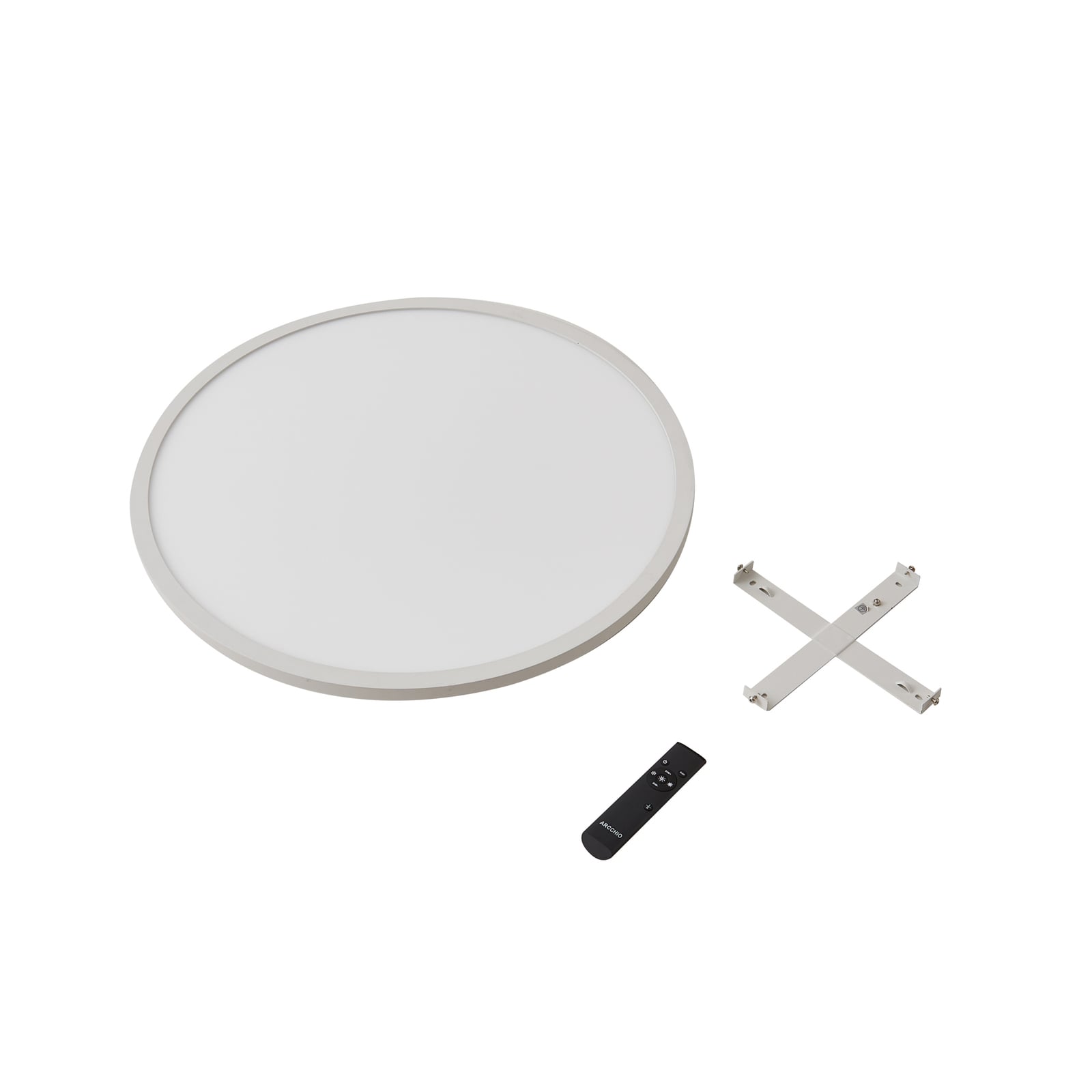 LED taklampe Brenda dimbar CCT Ø60 cm hvit installasjon