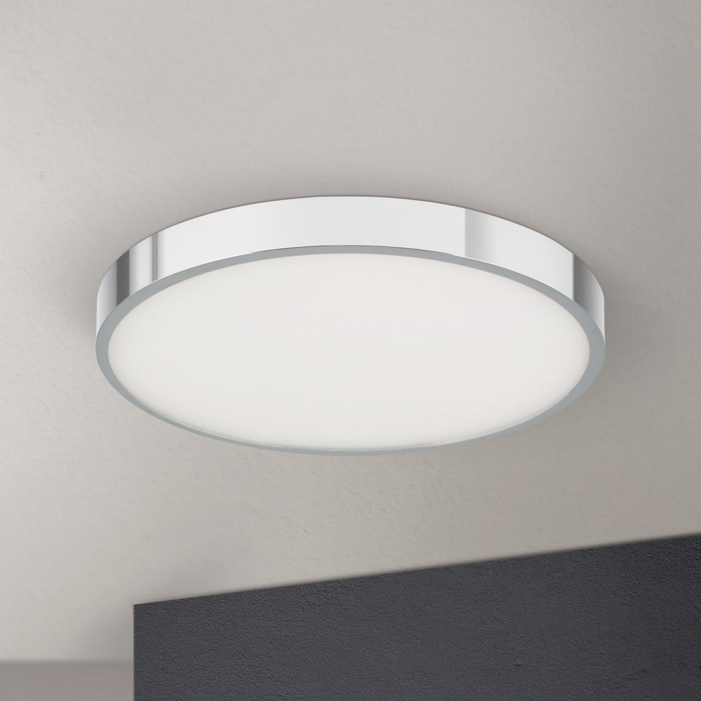 LED taklampe Bully krom akrylglass montert i tak