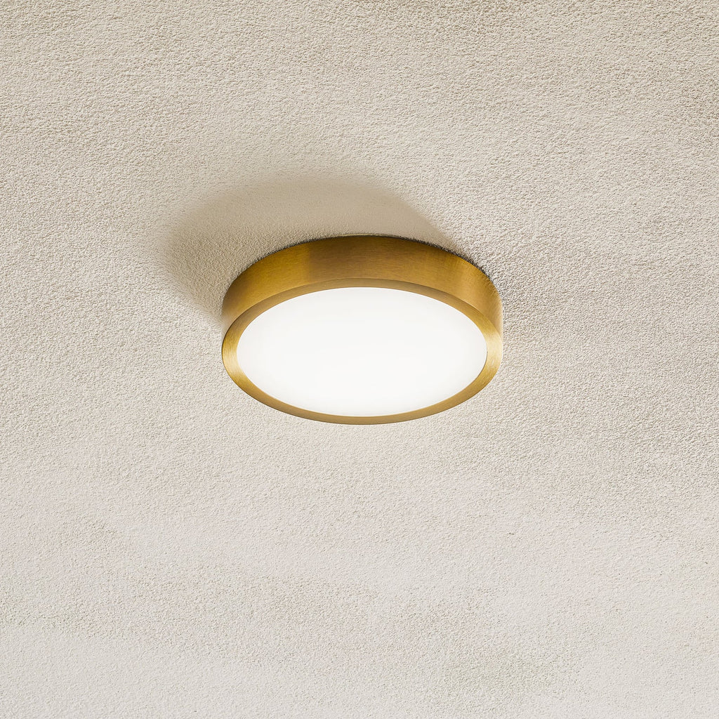 LED taklampe Bully patina aluminium forfra