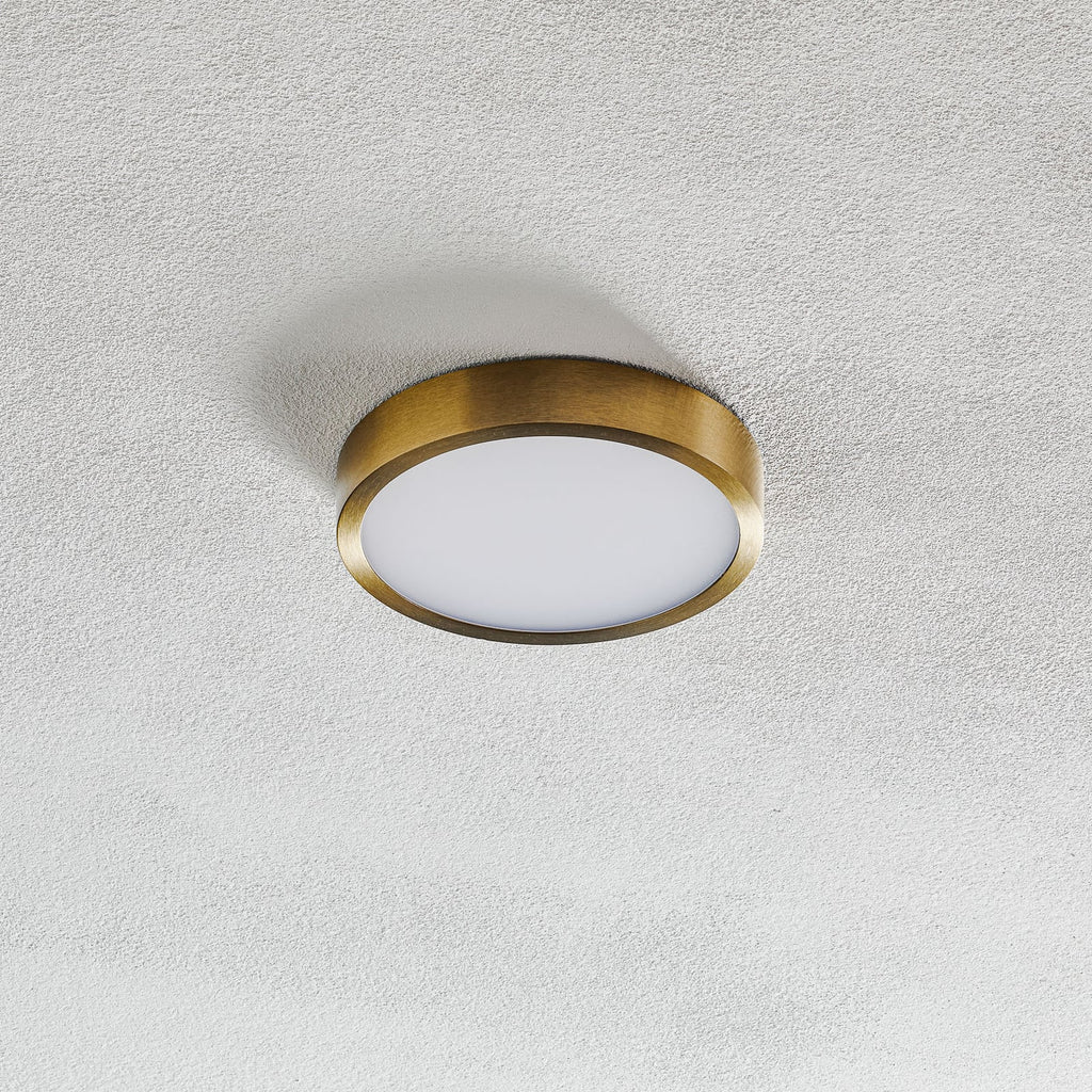 LED taklampe Bully patina aluminium bakside