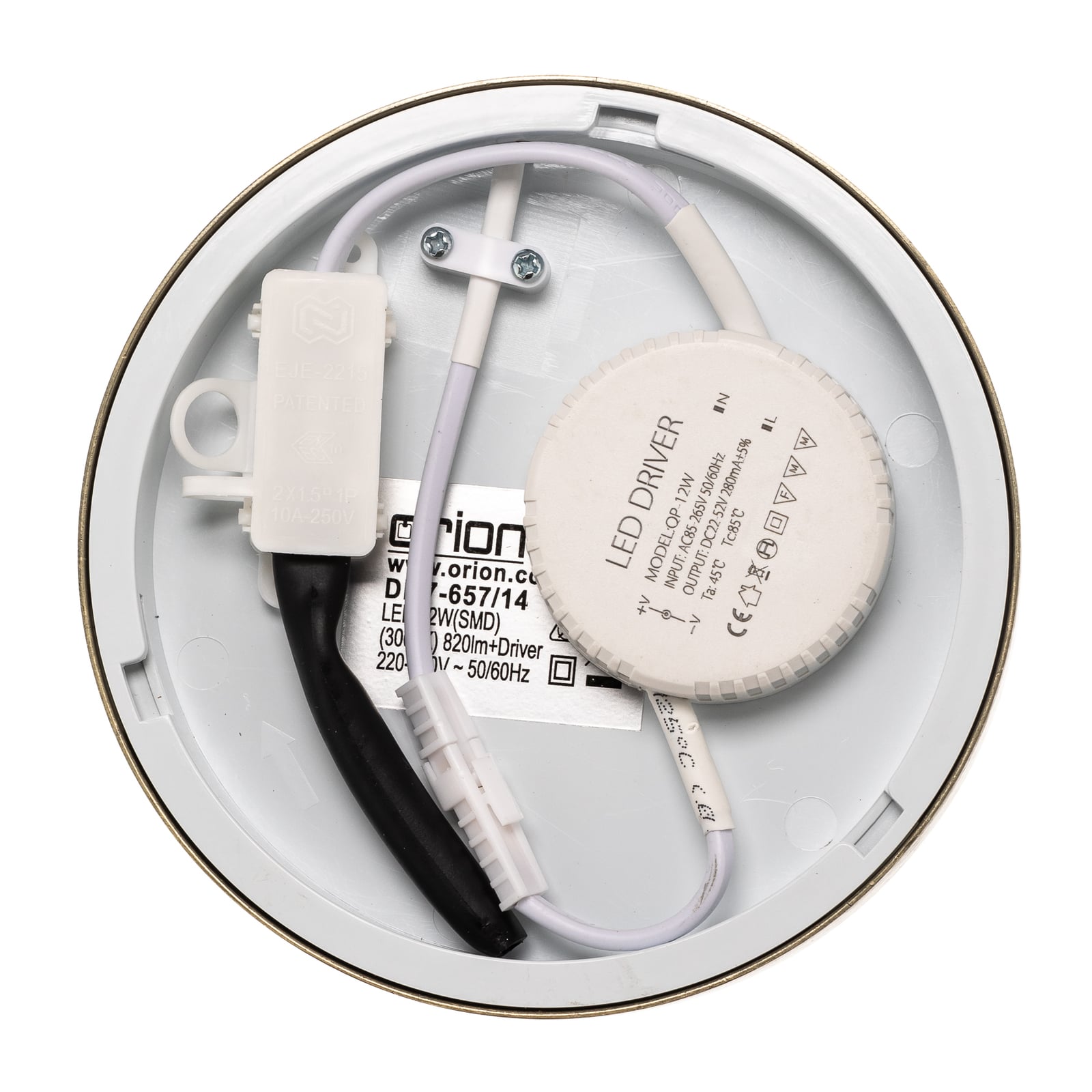 LED taklampe Bully patina aluminium Ø14 cm 12W - ORION