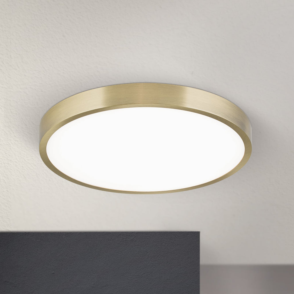LED taklampe Bully patina-look aluminium forfra
