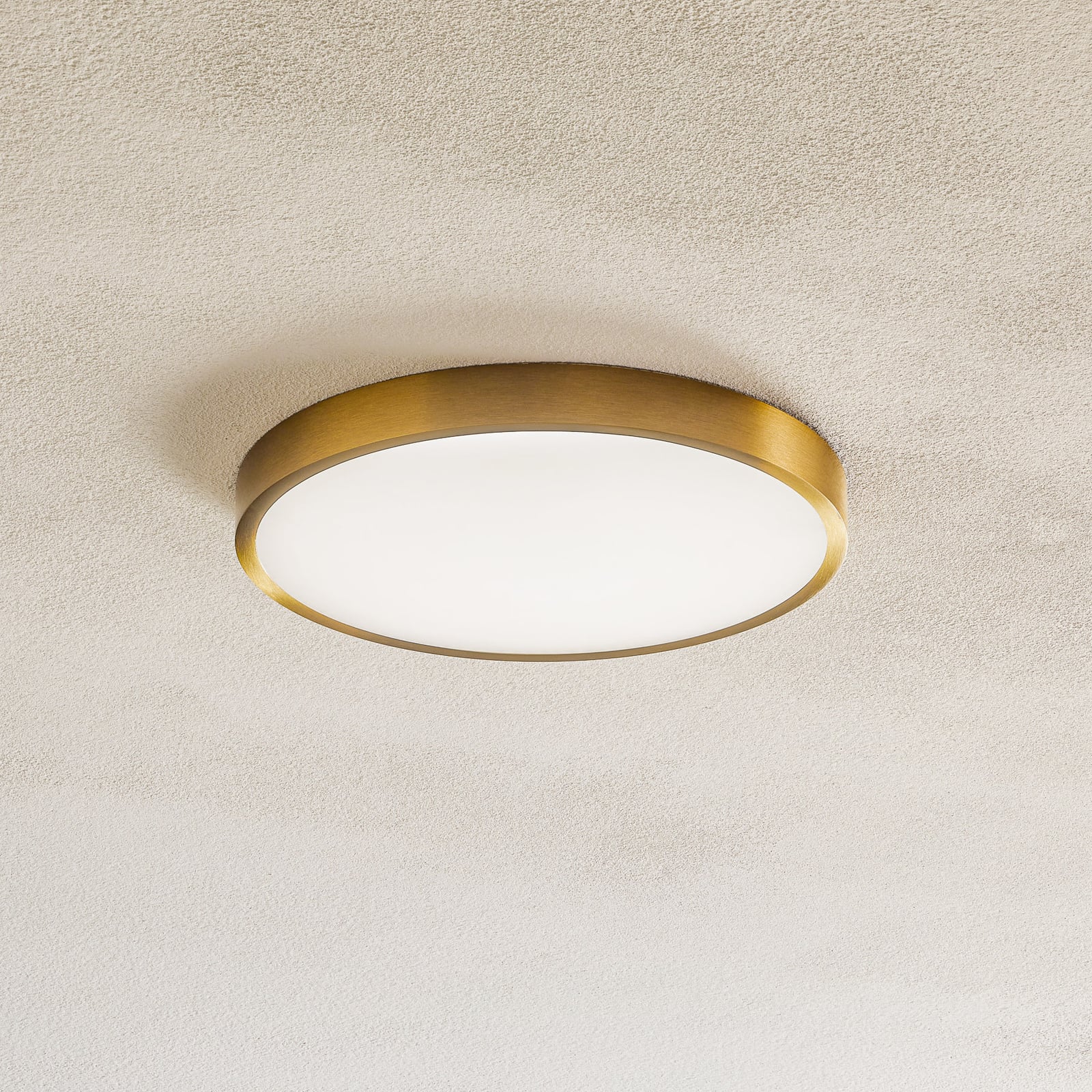 LED taklampe Bully patina-look aluminium foran