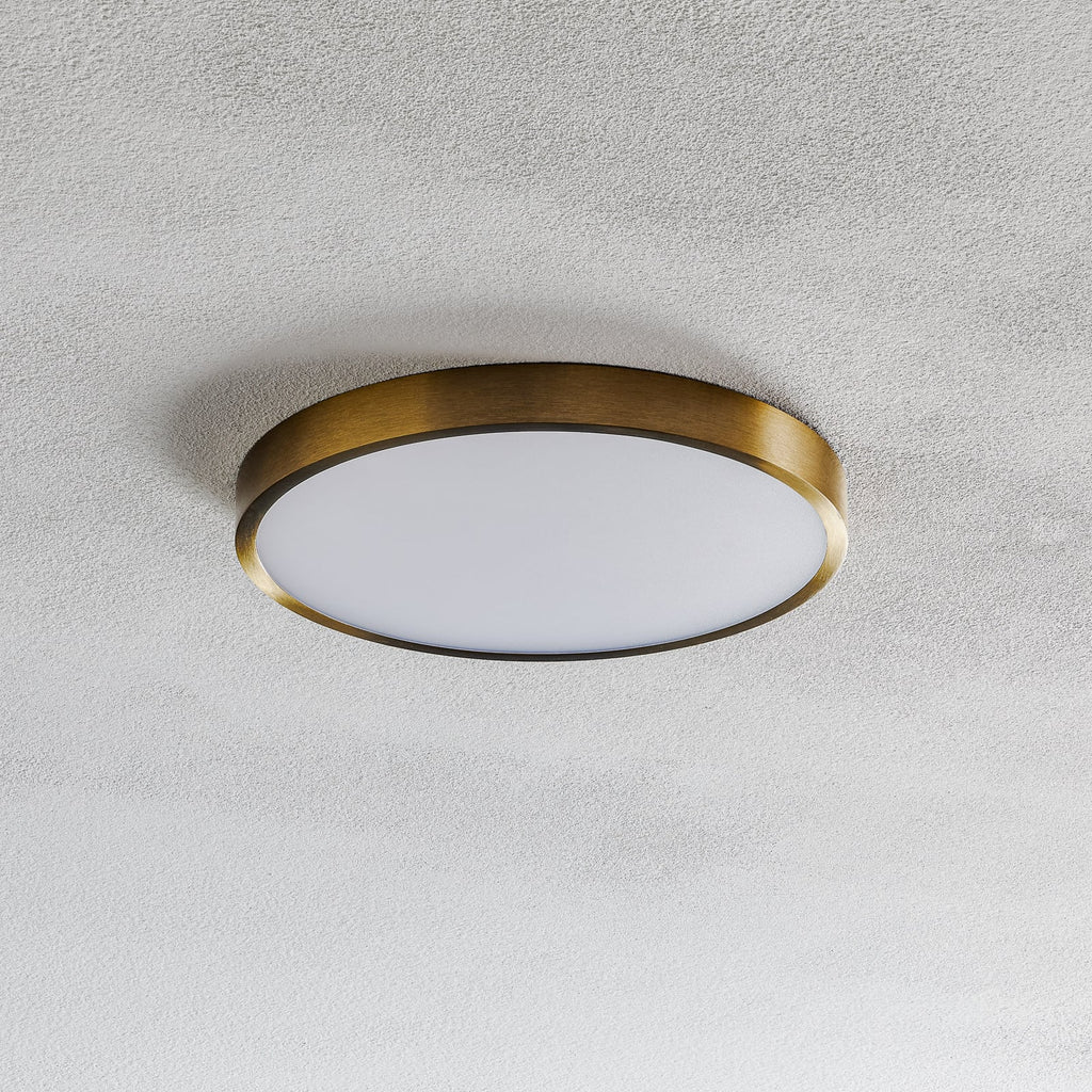 LED taklampe Bully patina-look aluminium bakside