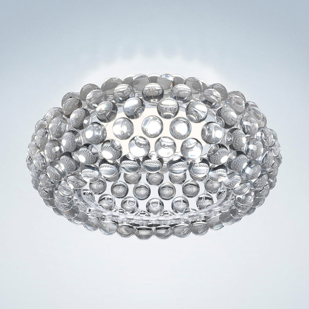 LED taklampe Caboche Plus transparent forfra