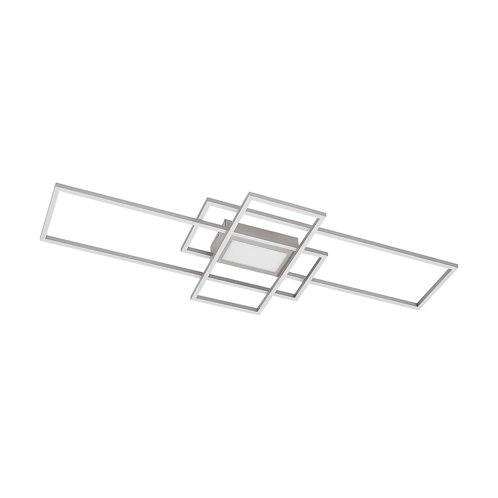 LED taklampe Caitlin nikkel fjernkontroll