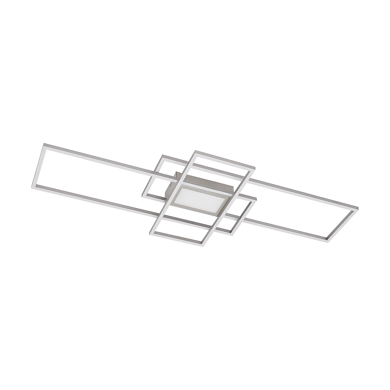 LED taklampe Caitlin nikkel fjernkontroll