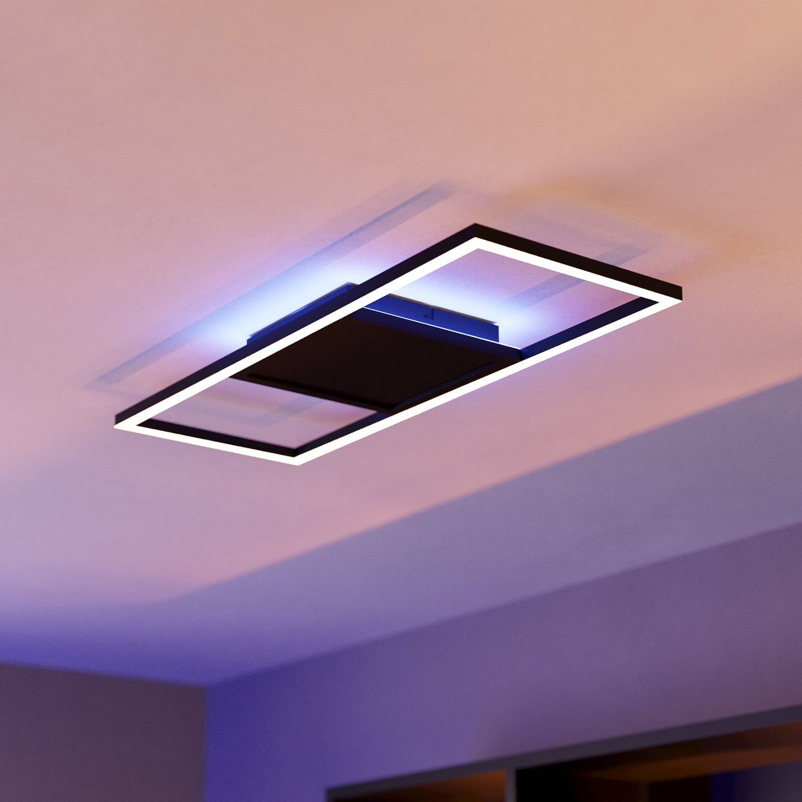 LED taklampe Calagrano-Z smart RGB CCT svart bakside