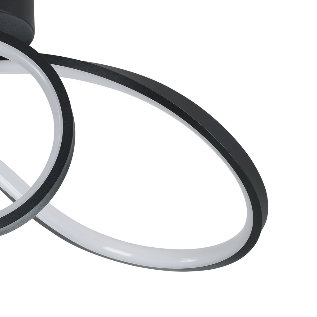 LED taklampe Calarossa-Z smart CCT RGB svart aluminium - EGLO