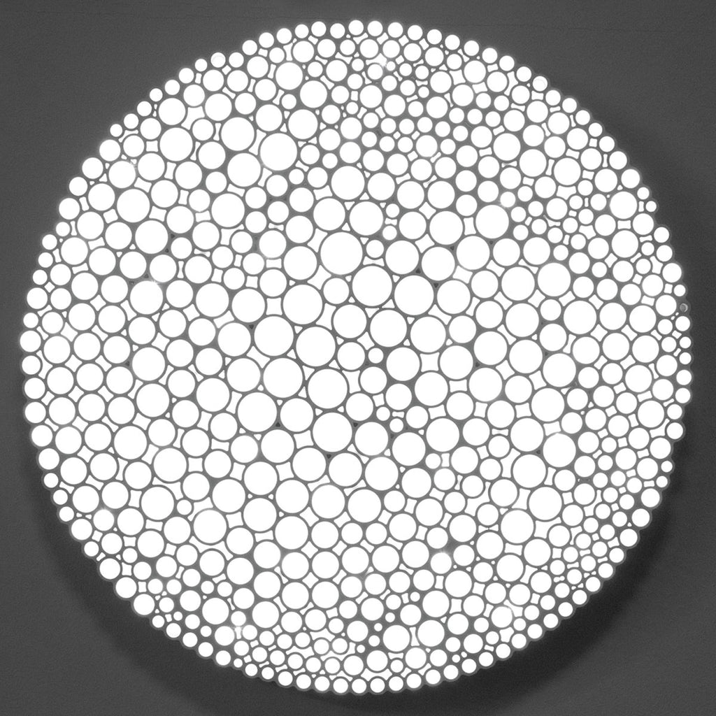 LED taklampe Calipso dimbar hvit detalj nærbilde