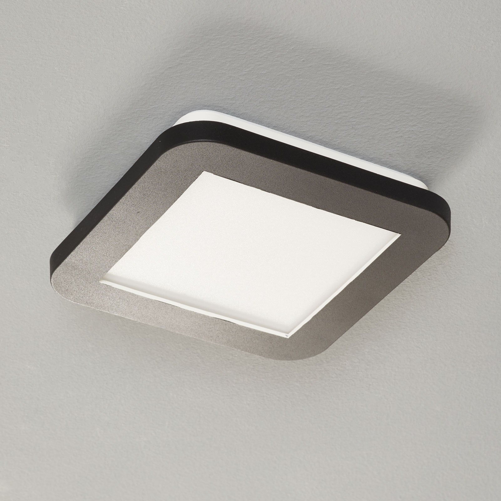 LED taklampe Camillus kvadratisk dimbar 17 cm IP44 bakside